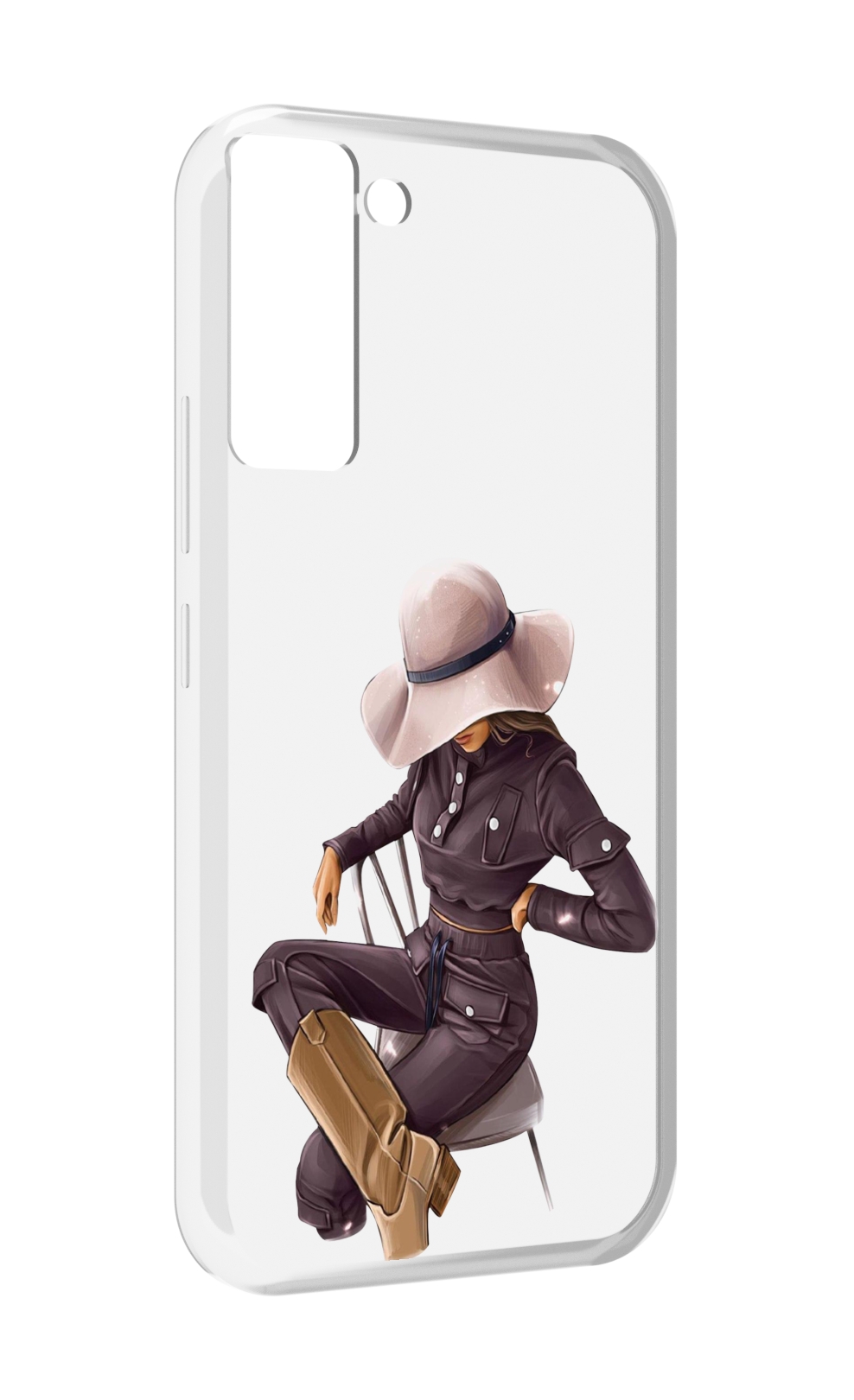 

Чехол MyPads загадочная-девушка-в-костюме женский для Tecno Pop 5 LTE / Pop 5 Pro, Прозрачный, Tocco