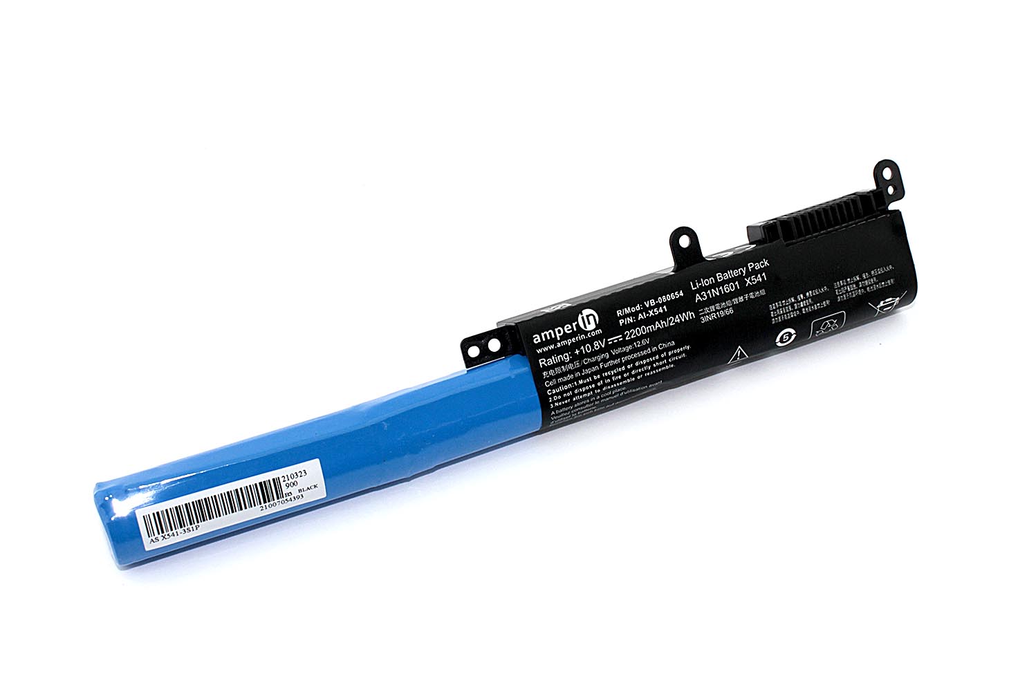 фото Аккумулятор amperin для ноутбука asus x541ua (x541-3s1p) 10.8v 2200mah ai-x541