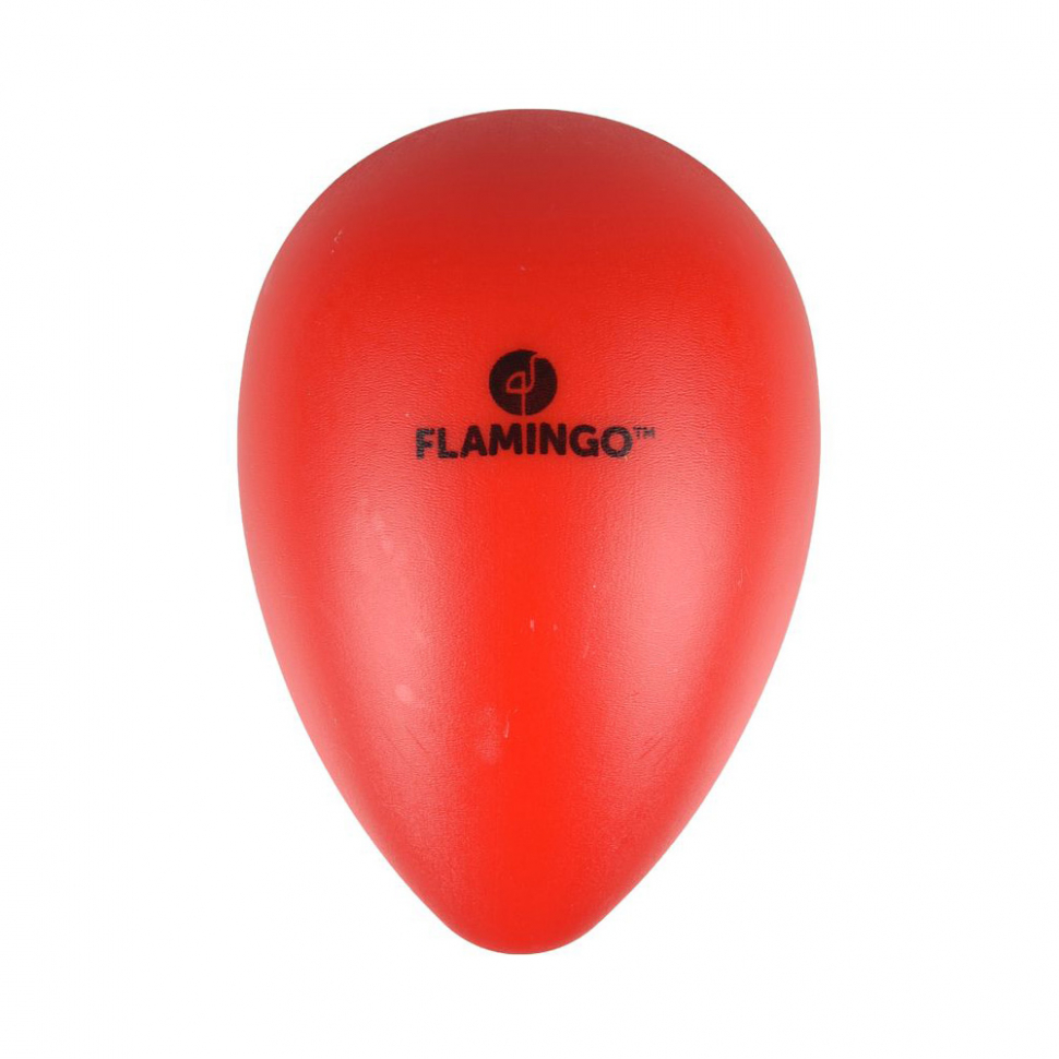 Игрушка для собак Flamingo Яйцо, красный, пластик, диаметр 13 см, длина 19 см