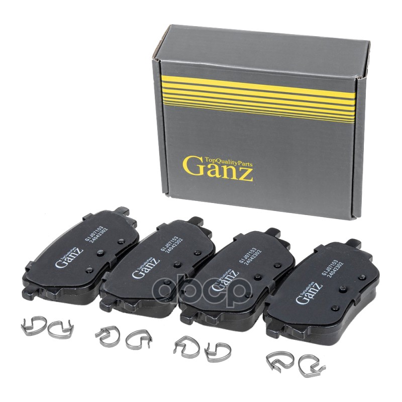 

Колодки Задние Mb A-Class/B-Class/Cla/Gla/Glb 18-> Ganz Gij07153 GANZ арт. GIJ07153