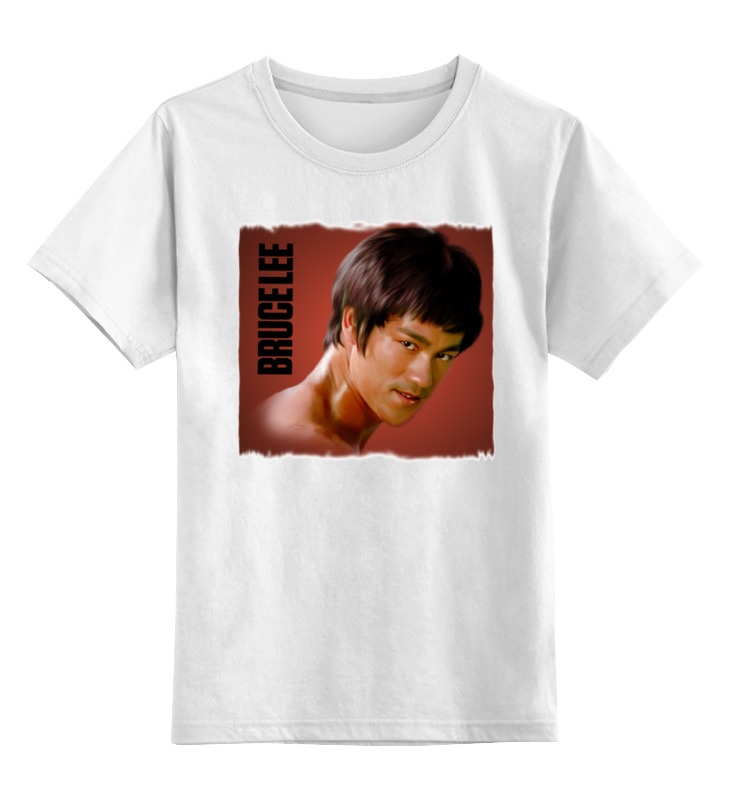 

Детская футболка классическая Printio Bruce lee, р. 140, Белый, 0000000689538
