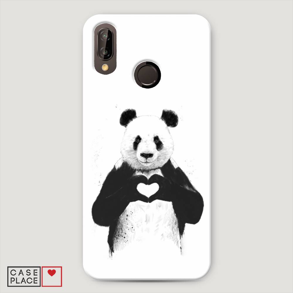 

Чехол Awog "Панда love" для Huawei Nova 3E, 65620-7
