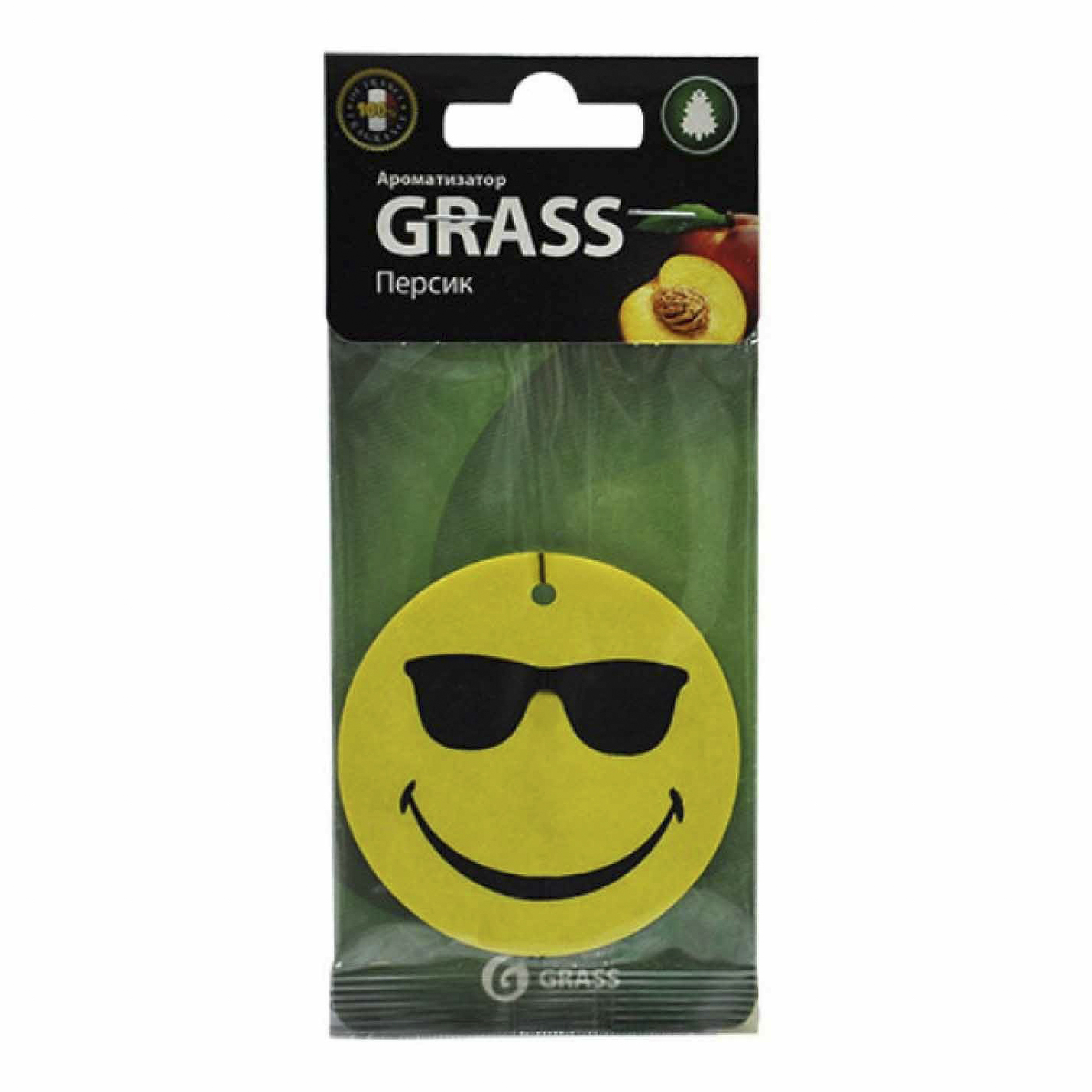 

Ароматизатор для автомобиля Grass Персик подвесной