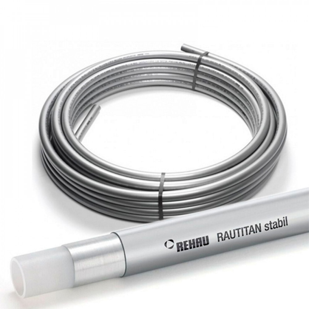 

Труба rehau rautitan stabil 16х2,6 (100м), Серый, stabil 16 х2,6