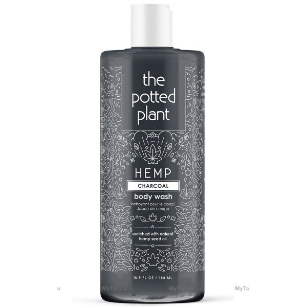 Гель для душа The Potted Plant Body Wash детокс, Charcoal, 100 мл