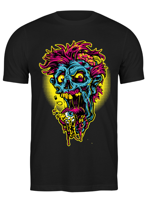 

Футболка мужская Printio Zombie черная L, Черный, Zombie