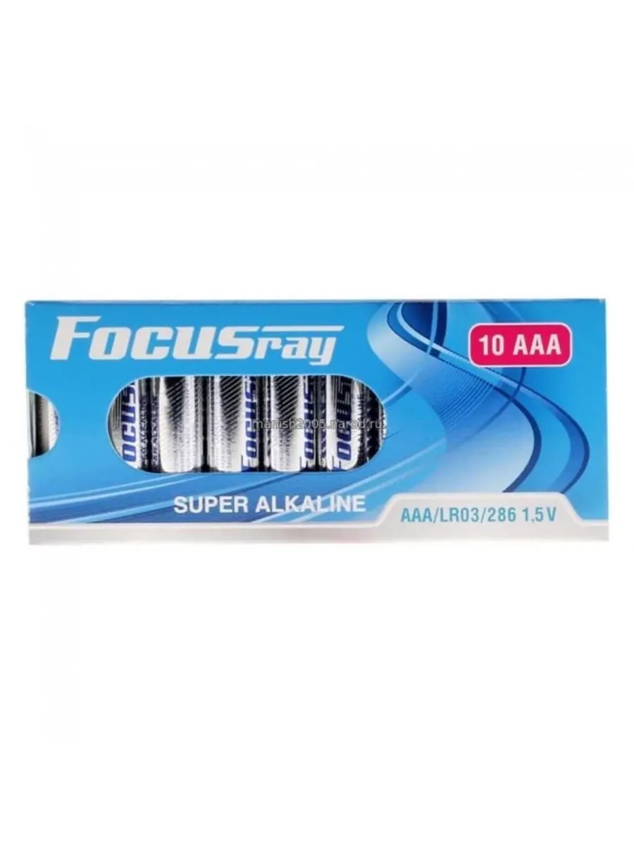 

Батарейка FOCUSray Super Alkaline ААА, уп 10 шт, Super Alkaline ААА, уп 10 шт