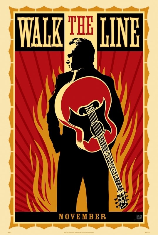 

Постер к фильму "Переступить черту" (Walk the Line) 50x70 см
