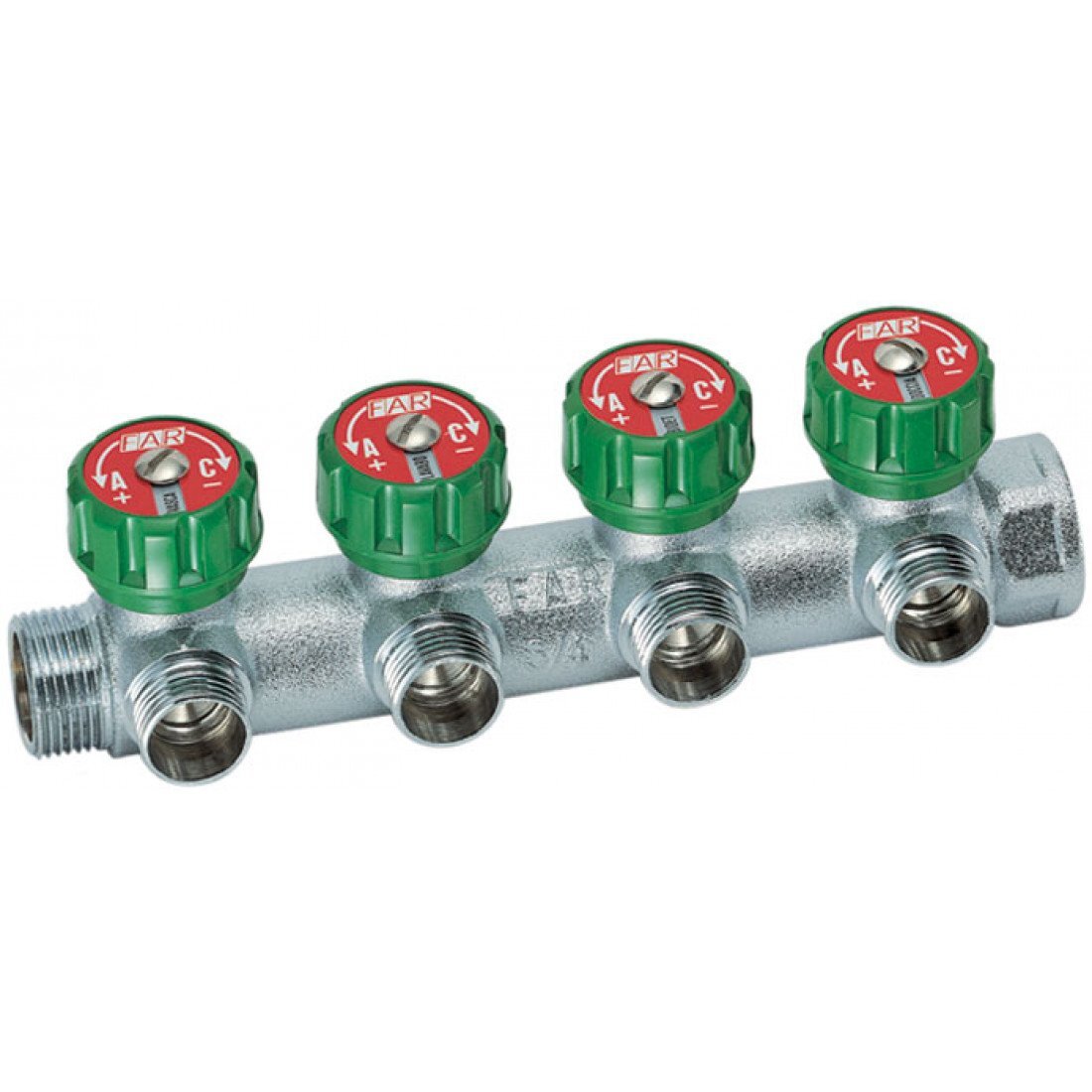 

Коллектор FAR 3/4х1/2 4 выхода, FK38243412TP234