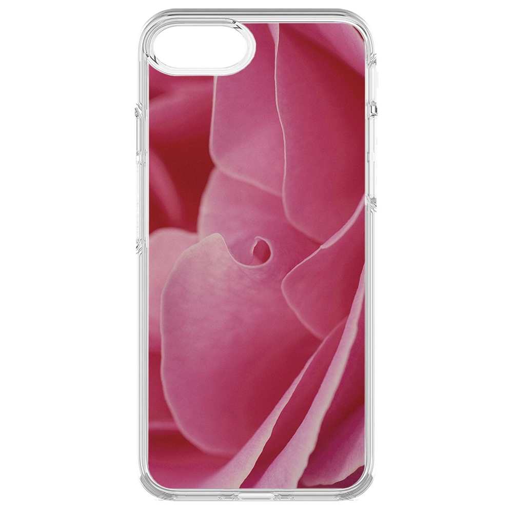 

Чехол-накладка Krutoff Clear Case Лепестки для iPhone 7/8/SE