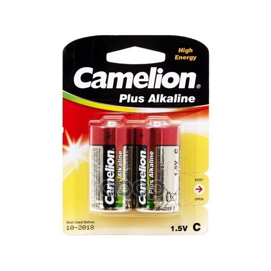 Батарейка Алкалиновая Camelion Plus Alkaline C 1,5v Упаковка 2 Шт. Lr14-Bp2 Camelion арт.