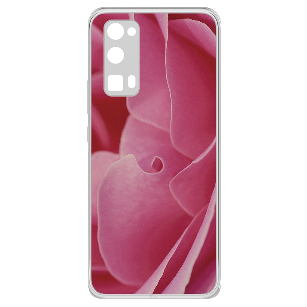 

Чехол-накладка Krutoff Clear Case Лепестки для Honor 30 Pro+/30 Pro
