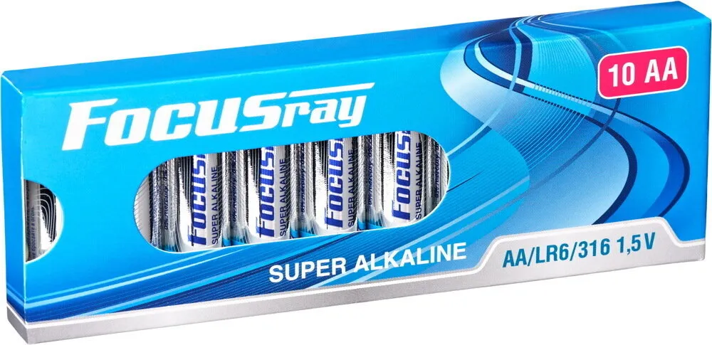 

Батарейка FOCUSray Super Alkaline АА, уп 10 шт, Super Alkaline АА, уп 10 шт