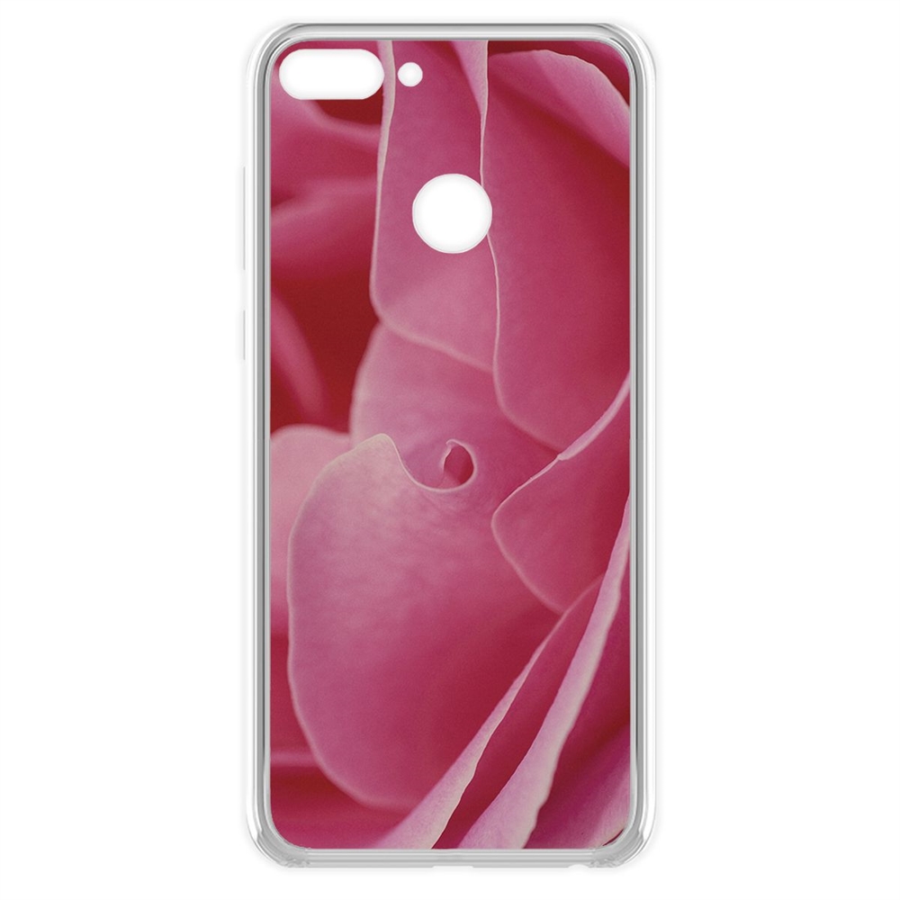 

Чехол-накладка Krutoff Clear Case Лепестки для Huawei P Smart
