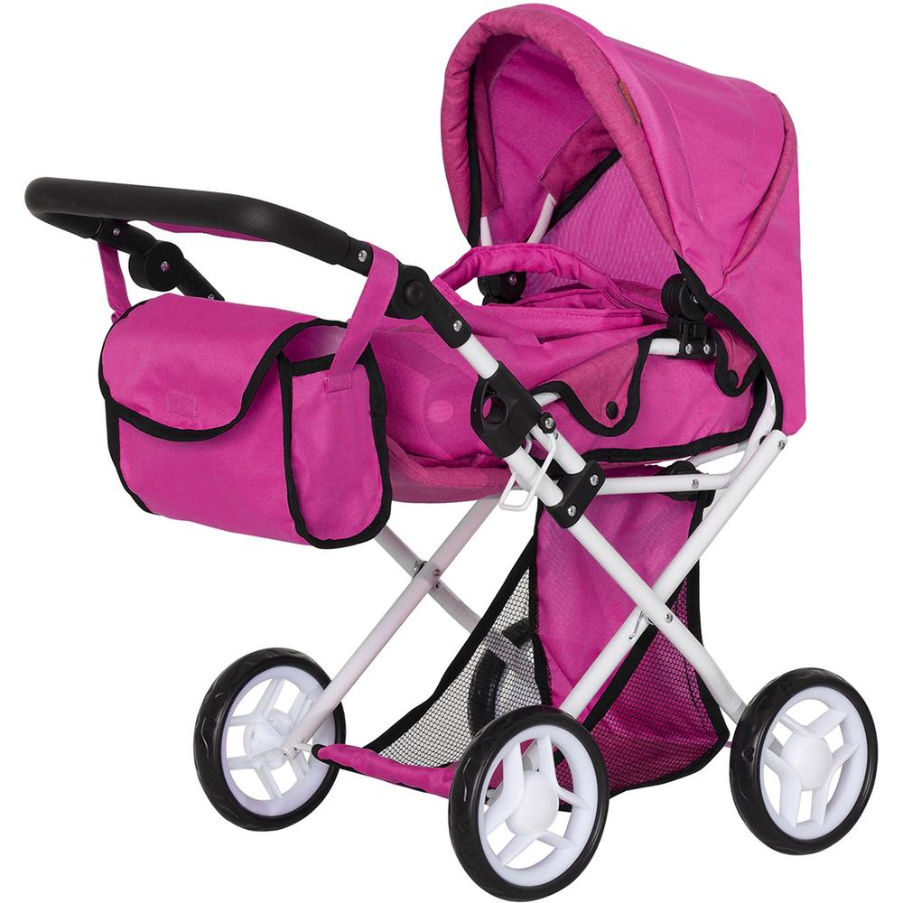 фото Коляска для кукол carrello unico hot pink