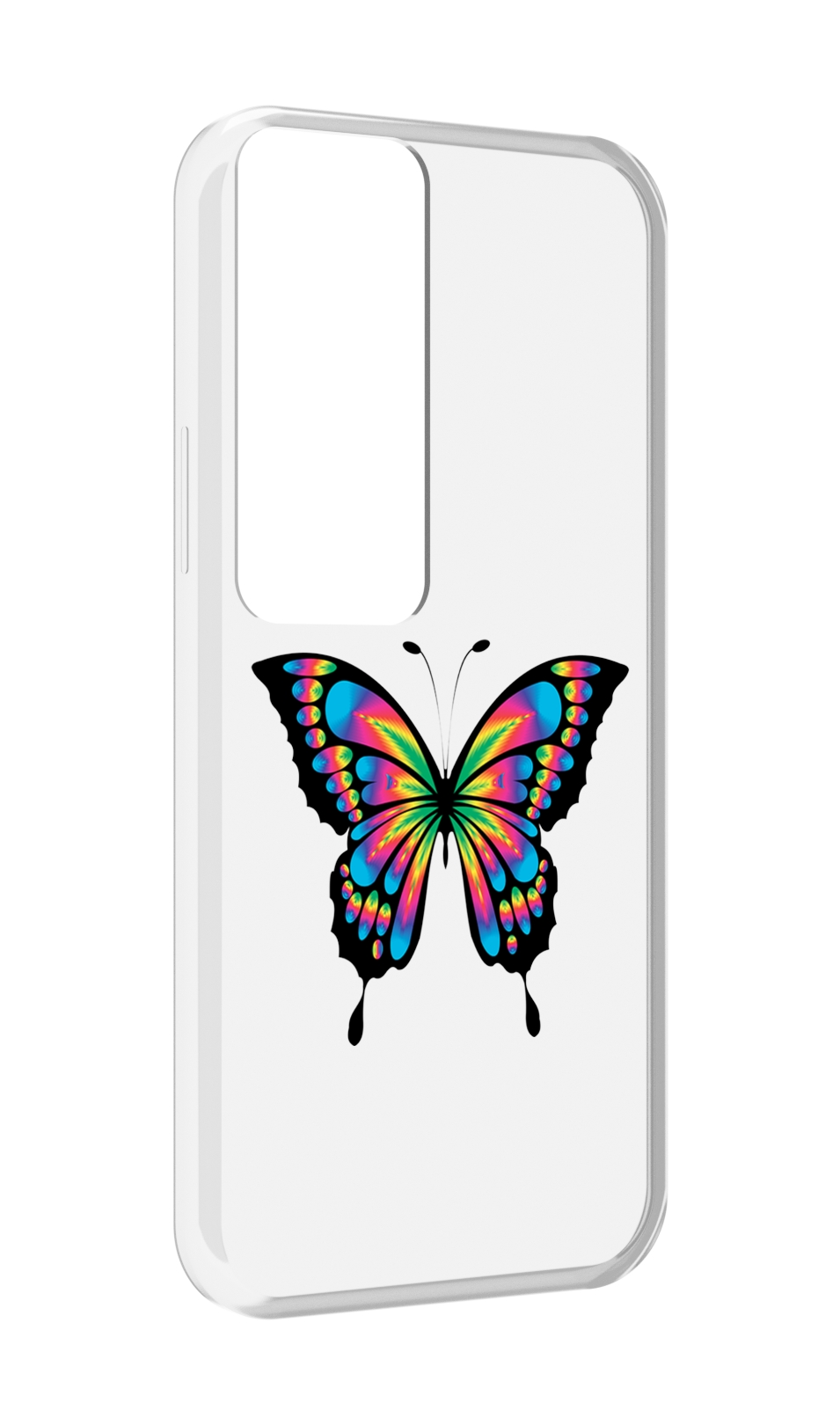 

Чехол MyPads мини-бабочка для Tecno Pova Neo 2, Прозрачный, Tocco
