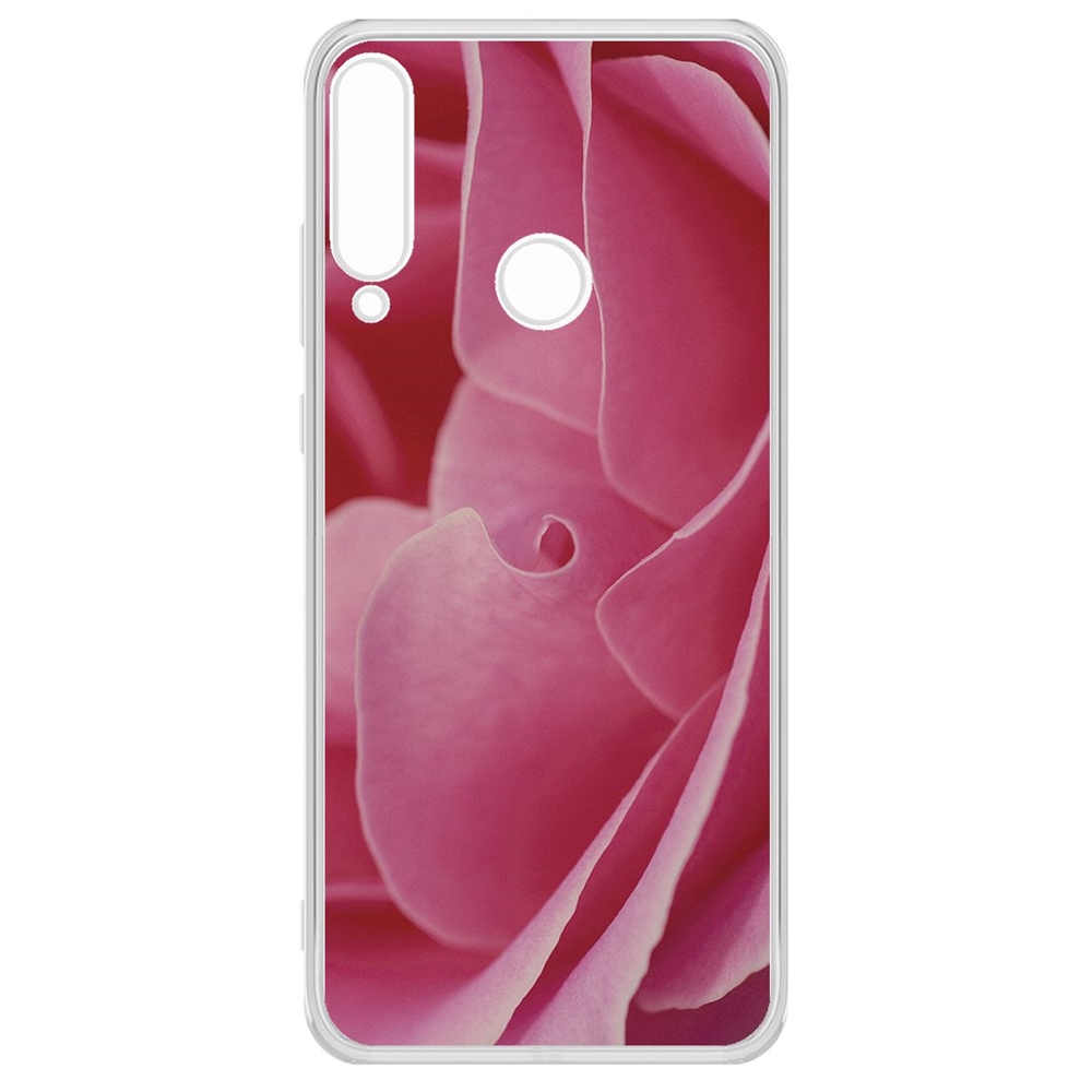 

Чехол-накладка Krutoff Clear Case Лепестки для Huawei Y6p, Прозрачный