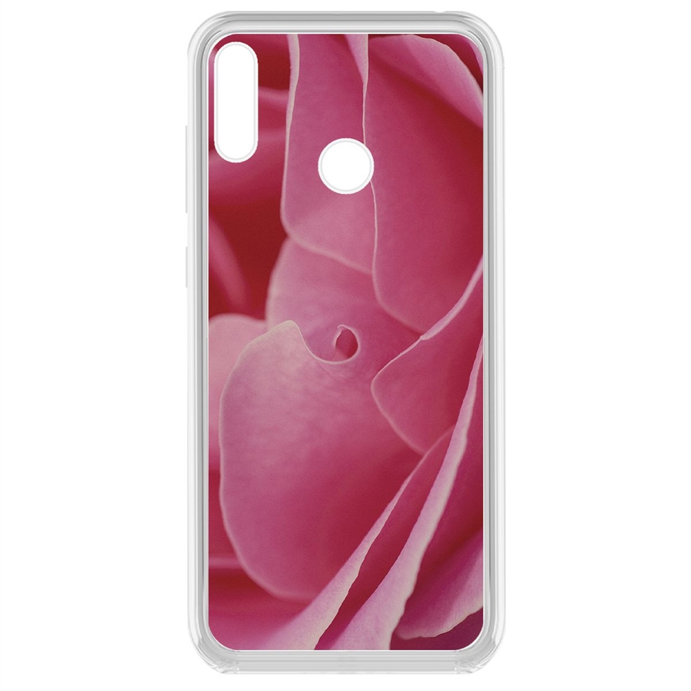 

Чехол-накладка Krutoff Clear Case Лепестки для Huawei Y7 (2019), Прозрачный