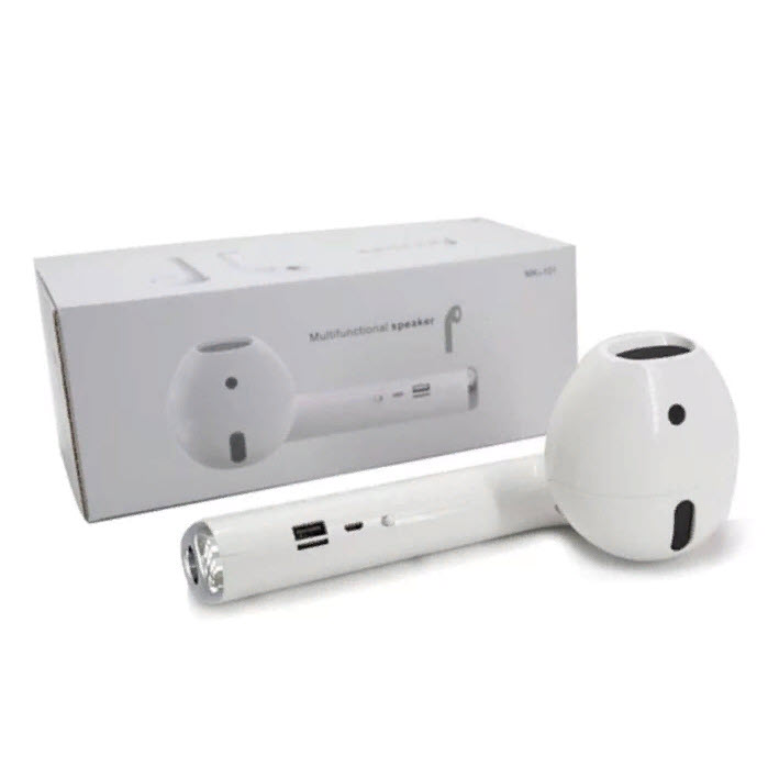 

Портативная колонка MK Sound MK-101 White (00004201), Белый, MK-101