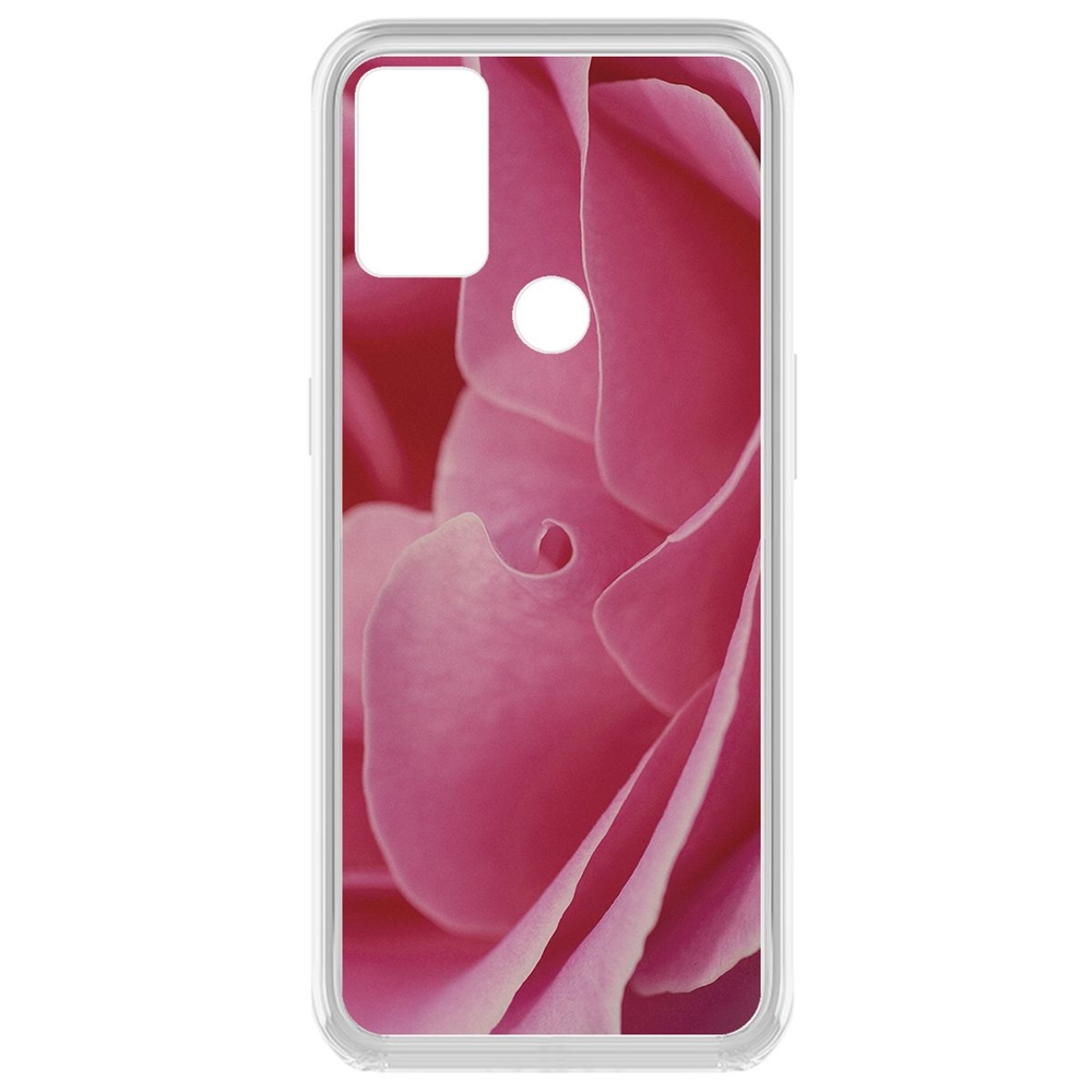 

Чехол-накладка Krutoff Clear Case Лепестки для OnePlus Nord N10 5G