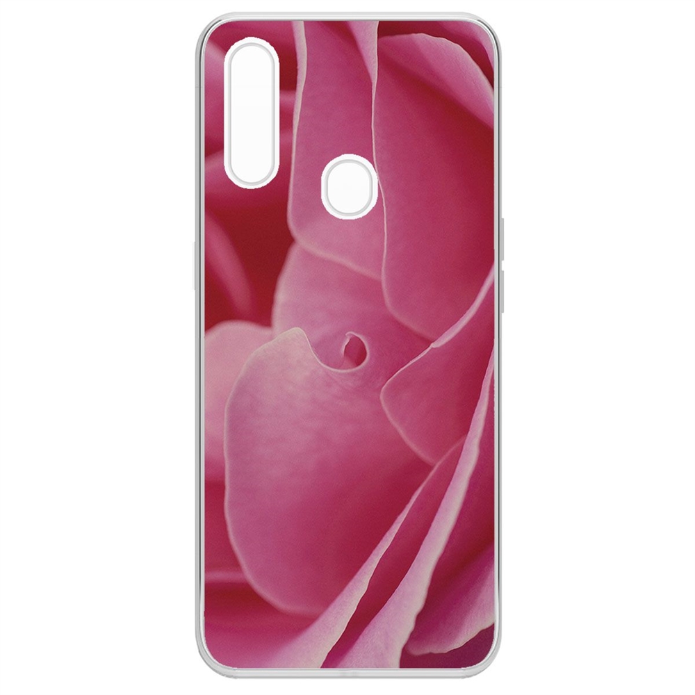 

Чехол-накладка Krutoff Clear Case Лепестки для OPPO A31