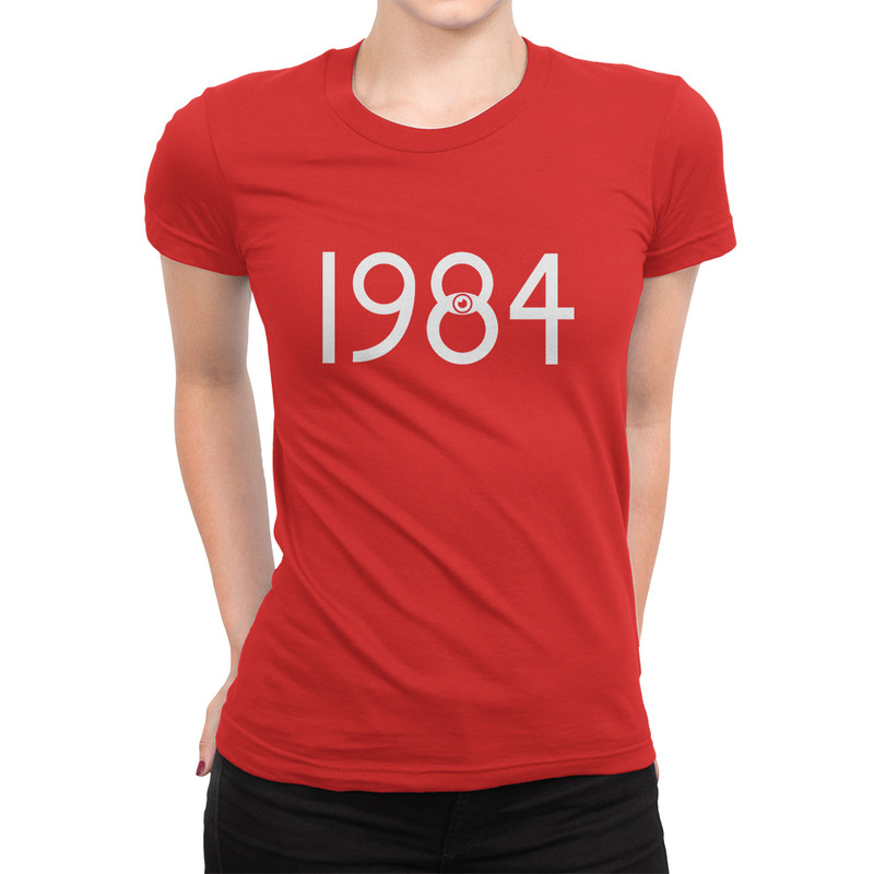 

Футболка женская Dream Shirts Джордж Оруэлл - 1984 красная XS, Красный, Джордж Оруэлл - 1984