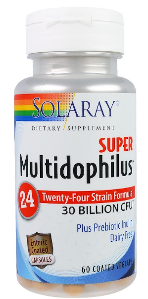 фото Пищевая добавка solaray super multidophilus 30 млрд кое капсулы 60 шт.