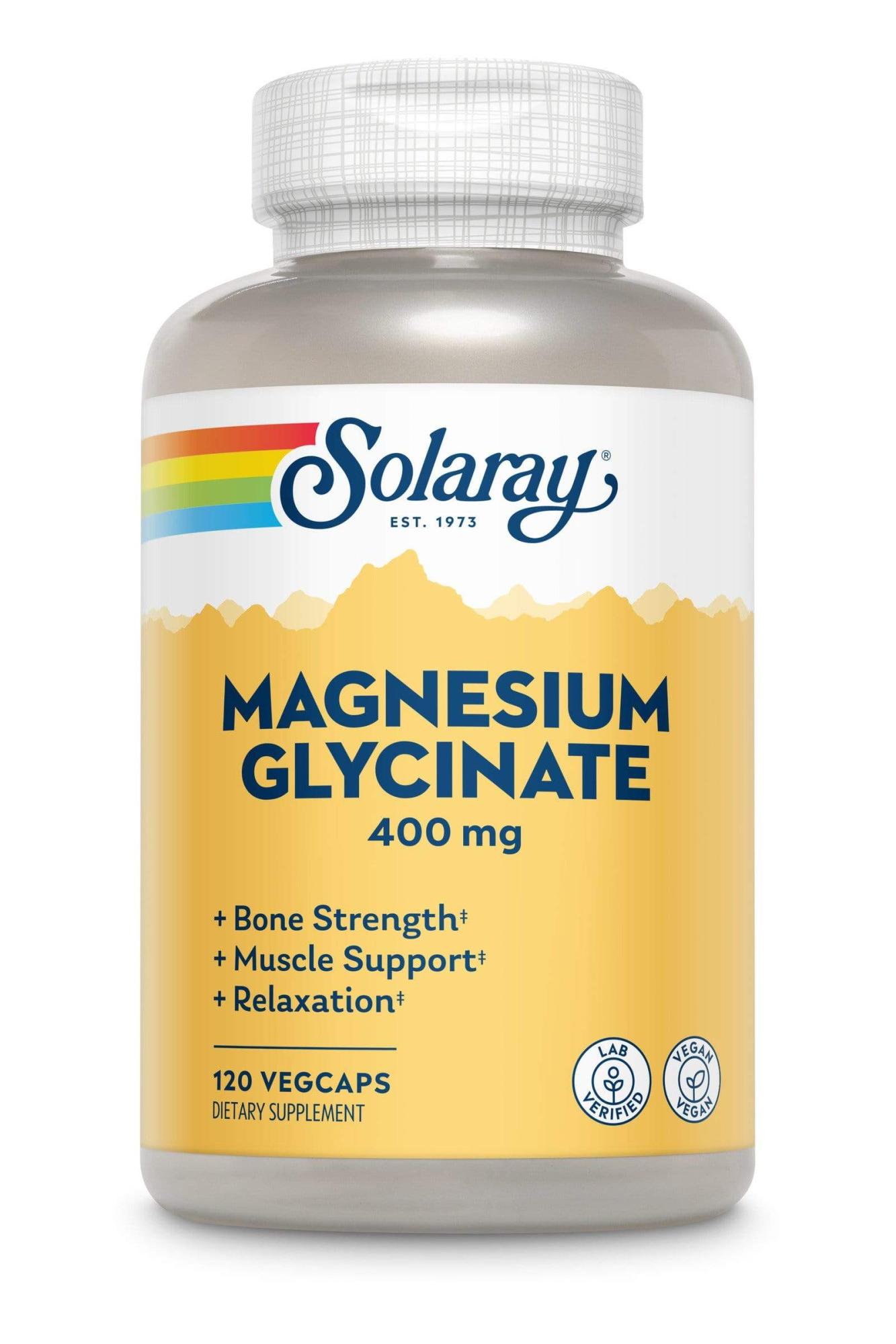 Купить Solaray Magnesium Glycinate (Глицинат магния) 350 мг 120 капсул