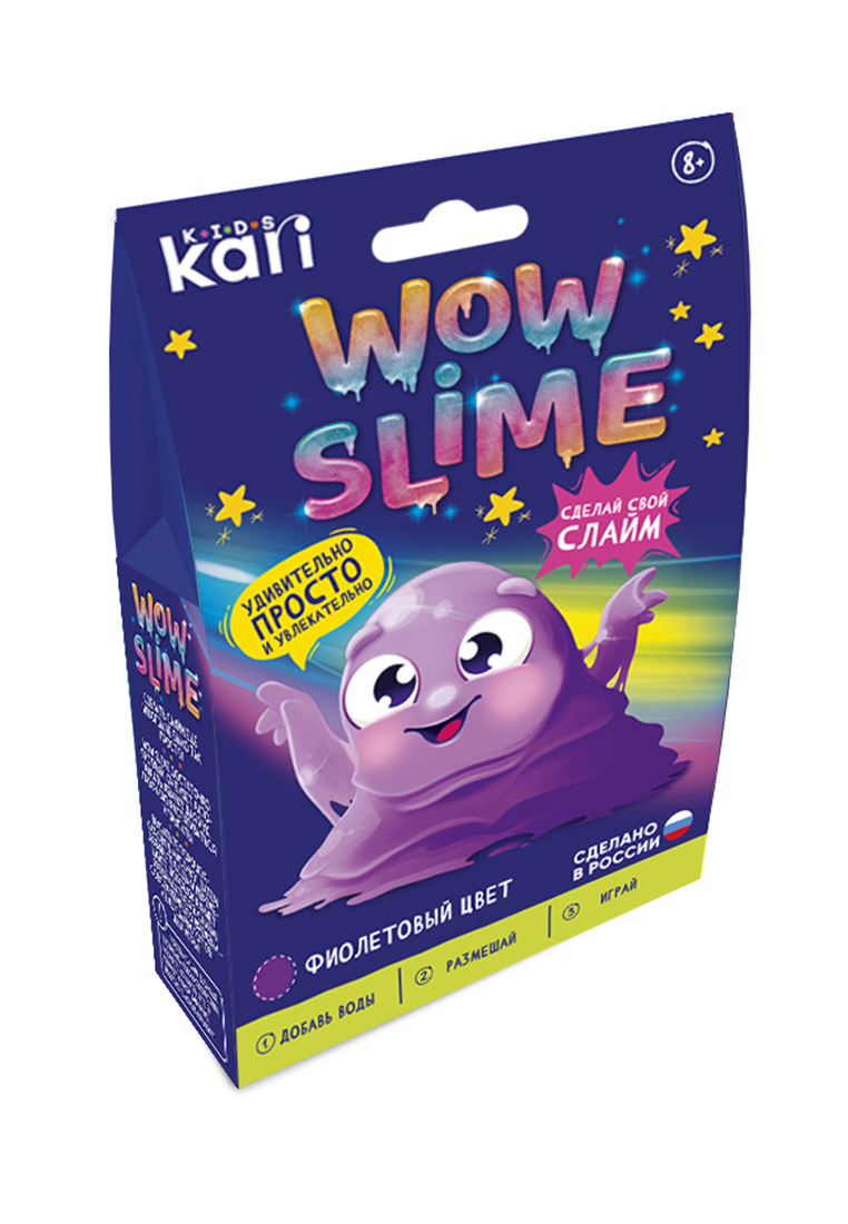 

Набор для опытов Kari Kids S02-1 WOW slime ShakeSlime