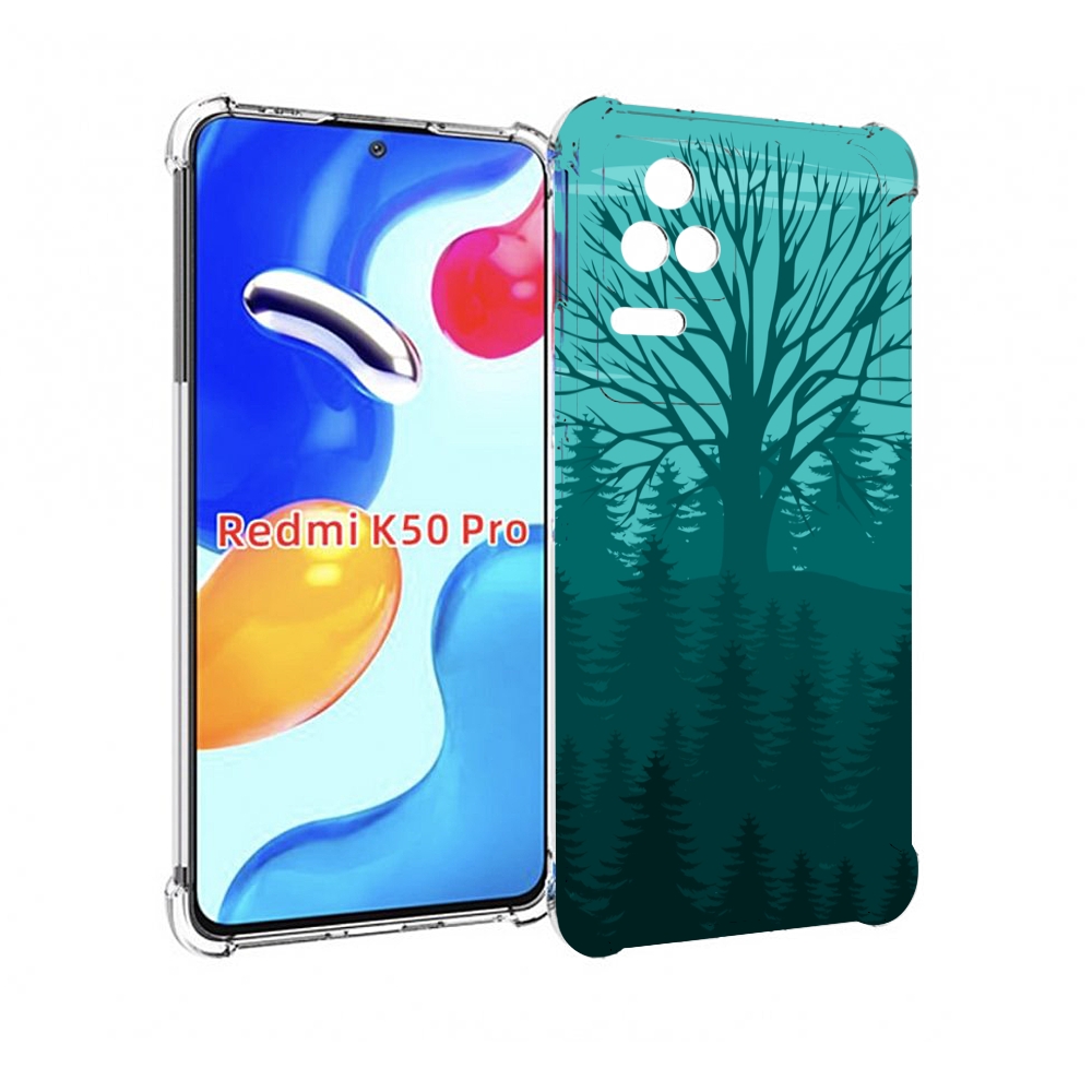 

Чехол MyPads Лес для Xiaomi Redmi K50 / K50 Pro, Прозрачный, Tocco