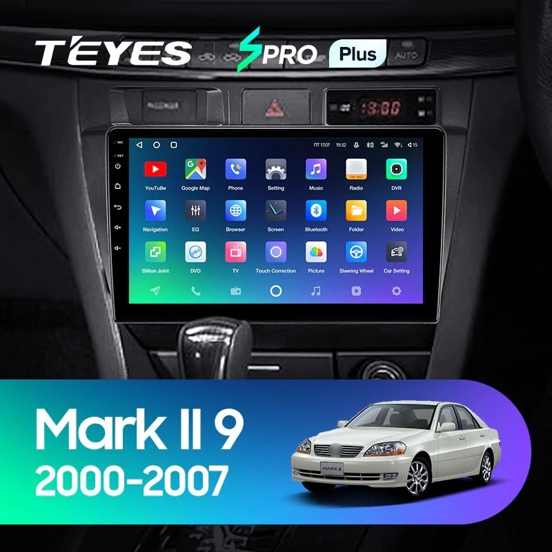 Штатная магнитола Teyes SPRO Plus 432 Toyota Mark II 9 X100 2000-2007 3438500₽