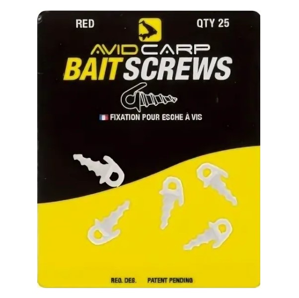 

Крепление для бойлов Avid Carp Bait Screws Clear, Bait Screws Clear