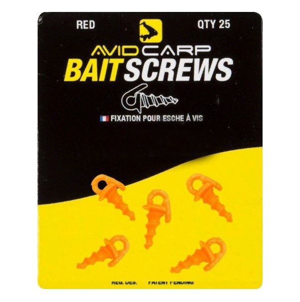 

Крепление для бойлов Avid Carp Bait Screws Orange, Bait Screws Orange