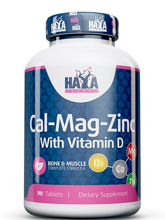 Кальций Haya Labs Calcium Magnesium & Zinc with Vitamin D таблетки 90 шт.