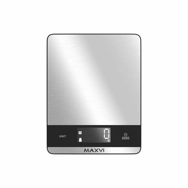 

Весы кухонные Maxvi KS121S серебристый, KS121S