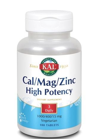 

Кальций KAL Calcium Magnesium Zinc (Кальций Магний Цинк) таблетки 100 шт.