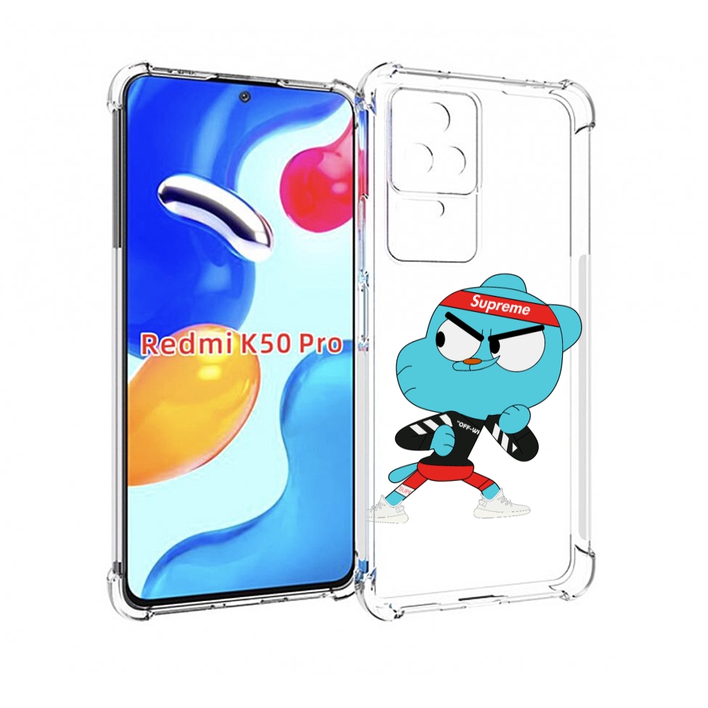 

Чехол MyPads Модный-Гамбол для Xiaomi Redmi K50 / K50 Pro, Прозрачный, Tocco