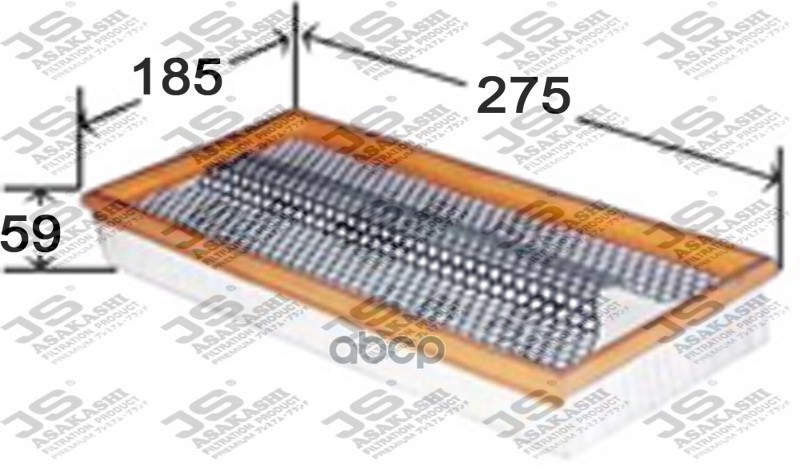 фото Фильтр воздушный js asakashi a9605