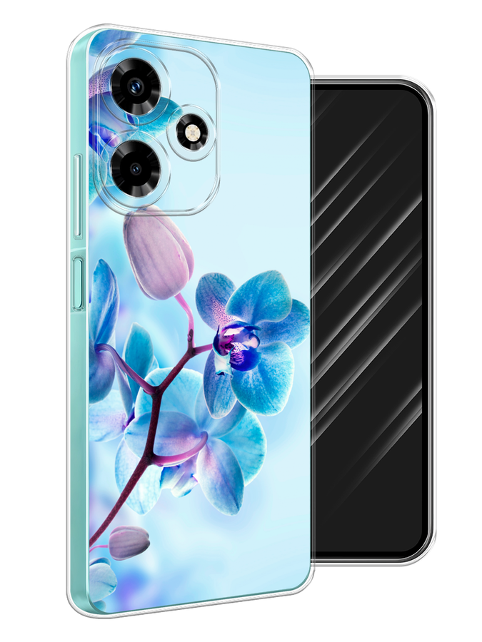 

Чехол Awog на Infinix Hot 30 "Голубая орхидея", Голубой;синий;фиолетовый, 3104050-1