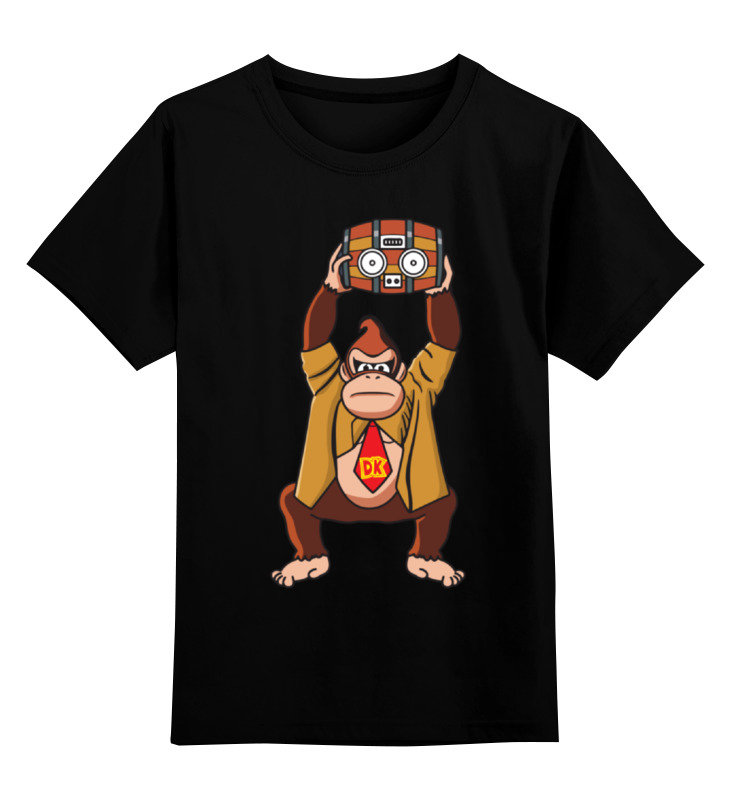 

Детская футболка классическая Printio Donkey kong, р. 140, Черный, 0000000690758