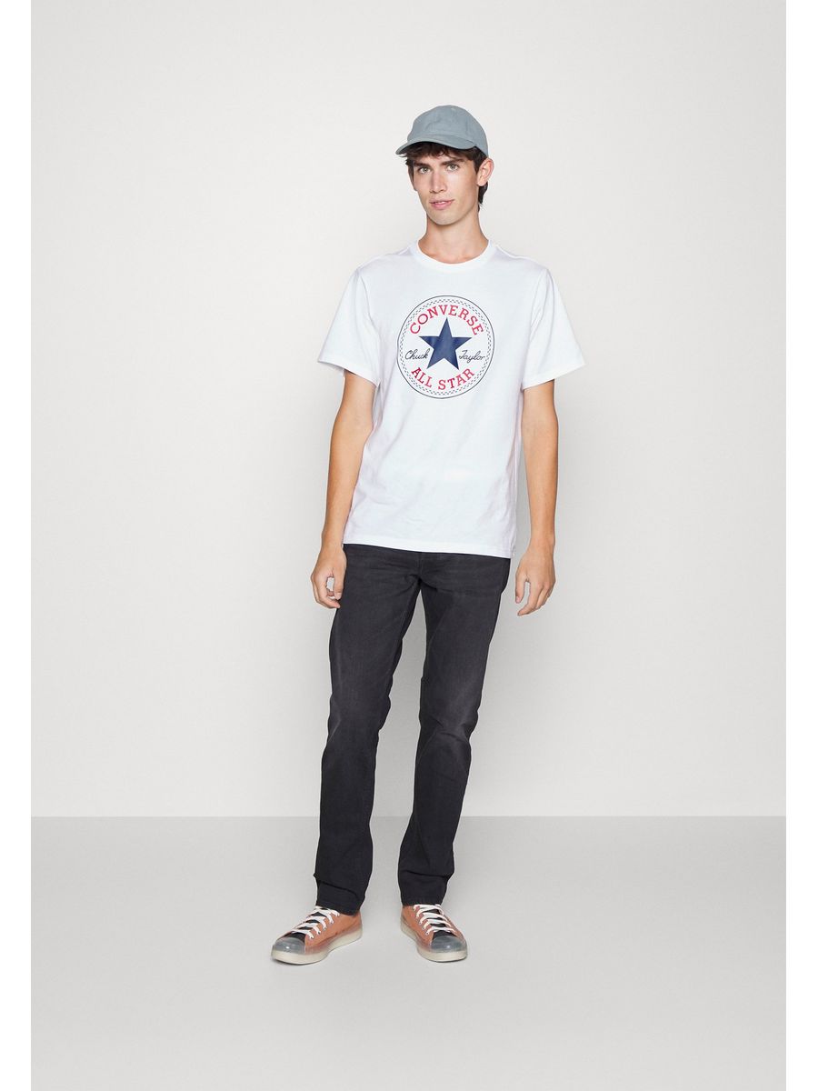 

Футболка унисекс Converse CO421002D белая S, Белый, CO421002D