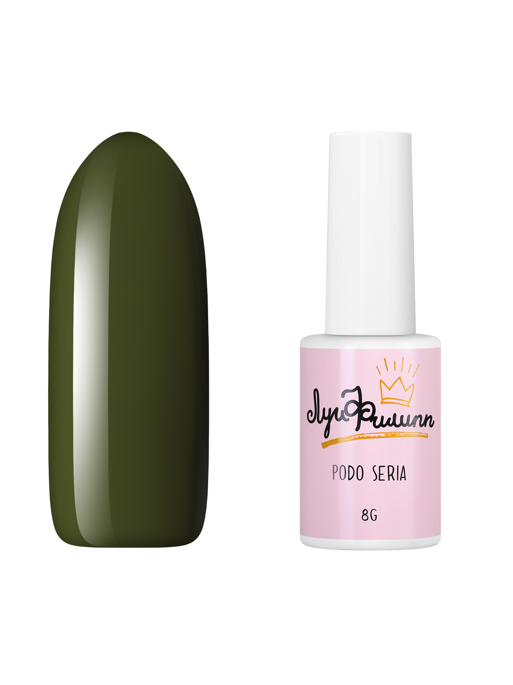 

Однофазный гель-лак для ногтей Луи Филипп Podo Seria 22, Зеленый, Podo Seria