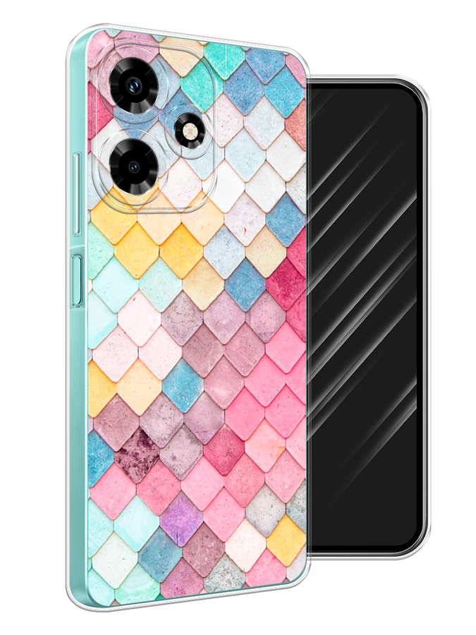 

Чехол Awog на Infinix Hot 30 "Нежные ромбики", Красный, 3104050-4