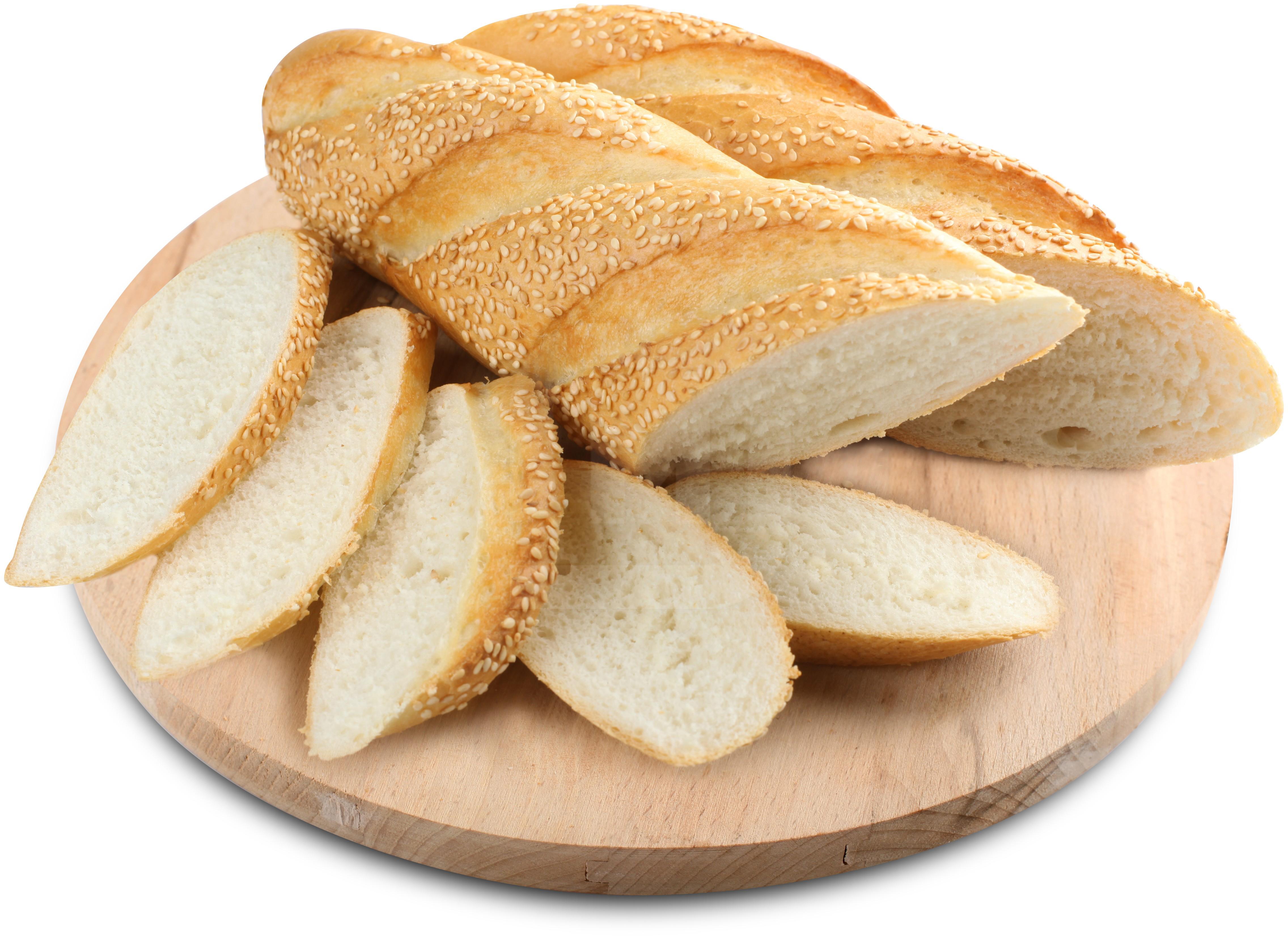 Хлеб Магнит подовый багет пшеничный целый с кунжутом 250 г