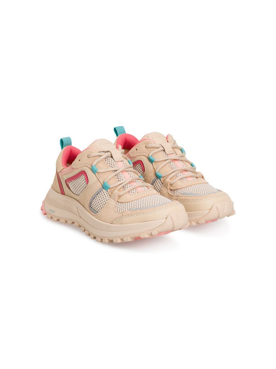 

Кроссовки женские Clarks 1410369 бежевые 38 EU, Бежевый, 001410369