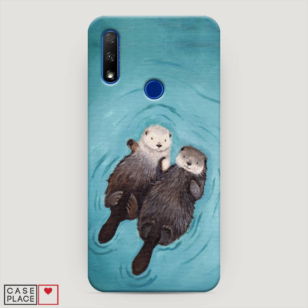 

Чехол Awog "Парочка бобров" для Honor 9X, 69920-7