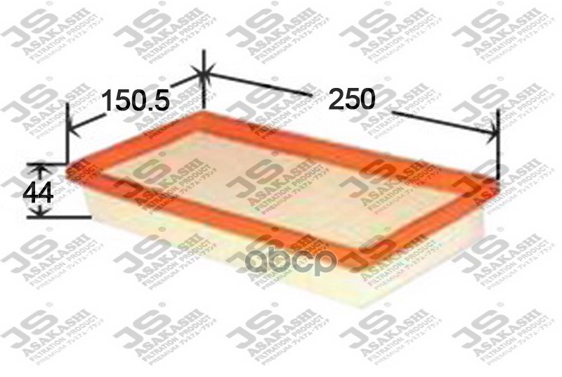 фото Фильтр воздушный js asakashi a449pu