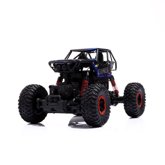 фото Джип радиоуправляемый monster, 1:16, 4wd, работает от аккумулятора, цвет синий nobrand