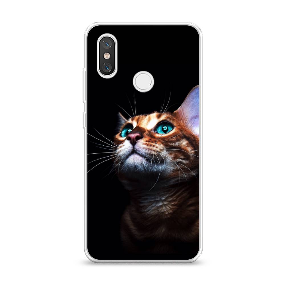 

Чехол Awog на Xiaomi Mi 8 "Мечтательный кот", Разноцветный, 33550-1