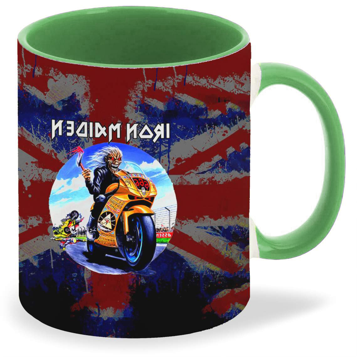 

Кружка CoolPodarok iron maiden мотоцикл